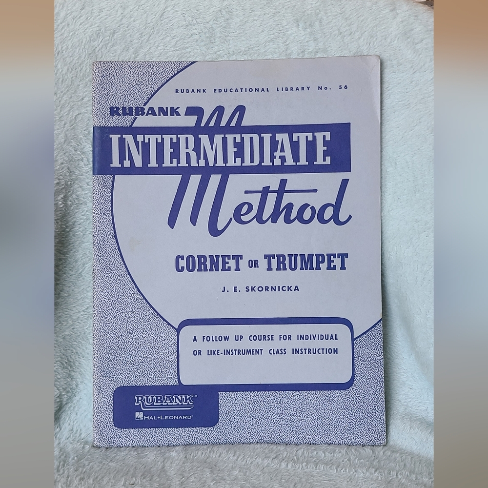 Intermediate Method Cornet or Trumpet Book